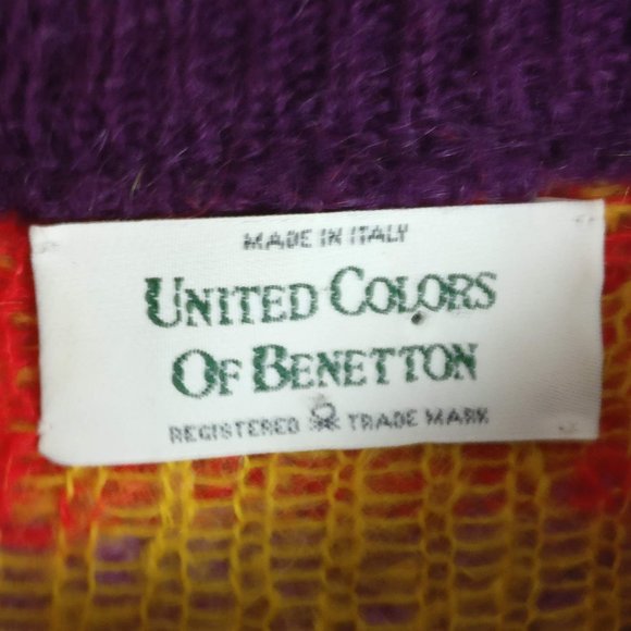 Luxuriously super soft Italian Mohair Wool blend Jacquard Sweater, Italian sz 48 - Picture 6 of 9